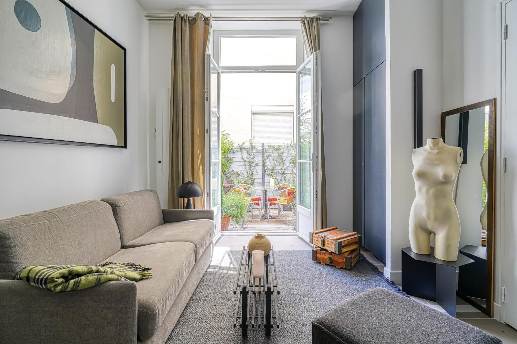 Ferienwohnung Amazing Private Terrasse-Sentier Paris Exterior foto