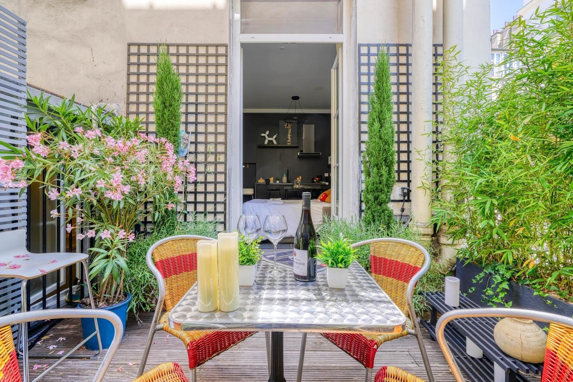 Ferienwohnung Amazing Private Terrasse-Sentier Paris Exterior foto
